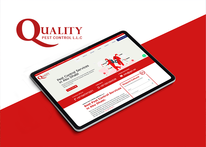 Quality Pest Control Webdesign